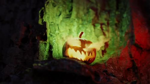 Scary Halloween Pumpkin V1