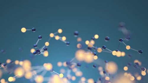 Blue biology grid with connect constrains.