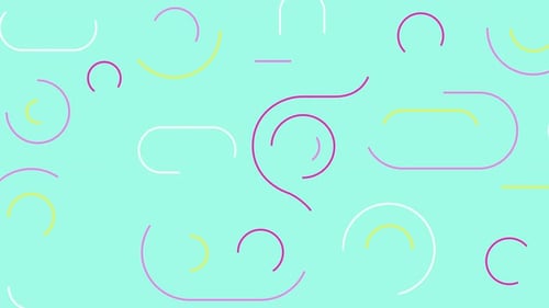 Gradient seamless looped animated background. Circle ring minimal animation.