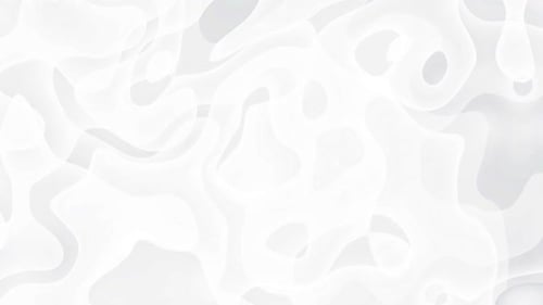 Abstract White Fluid Organic Moving Shapes Background