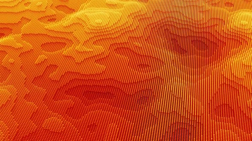 Digital Pixelated Terrain Structure Map 2