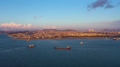 Istanbul City at Sunset