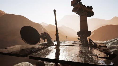 Opportunity Mars erkundet die Oberfläche des Roten Planeten