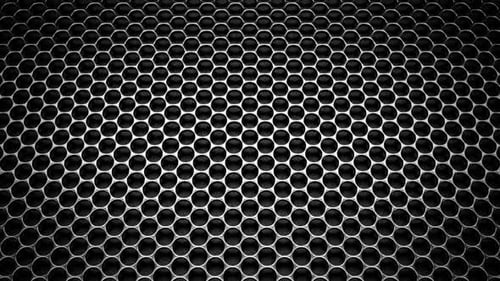 Seamless animation of the infinite circular shaped speaker grill. Loopable. HD