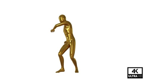 Twist Dancing Charakteranimation Golden V2