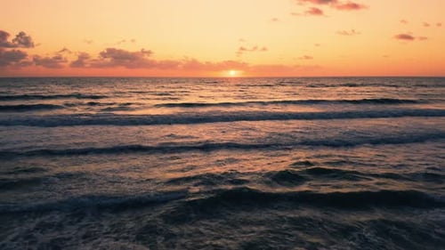 Sunset on the Ocean
