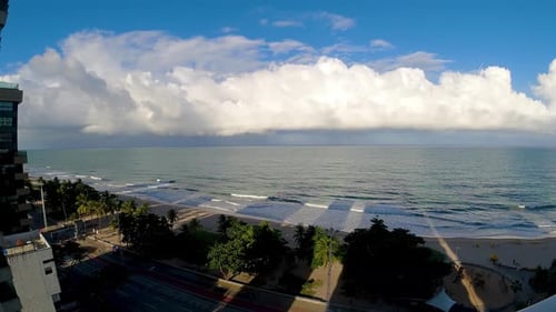 Wolken, Zeitraffer, Wetter. Aerial Wolkenlandschaft 4k Zeitraffer.