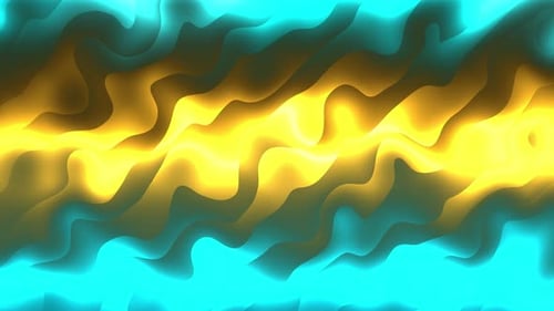 Dynamic Glowing Fluid Abstract Waves Motion Background Loop