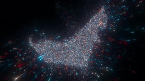 Abstract Map Of United Arab Emirates