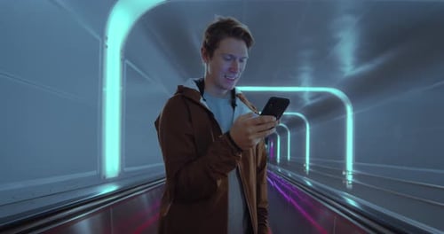 Portrait of Modern Urban Millennial Man in City