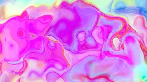 Abstract colorful trendy liquid wave paint background