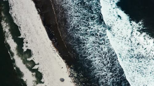 Waves on a Nordic Beach