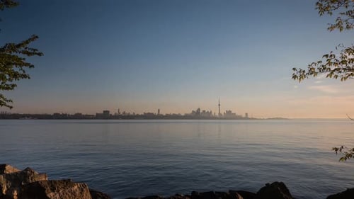 Timelapse of Lake Ontario and Toronto