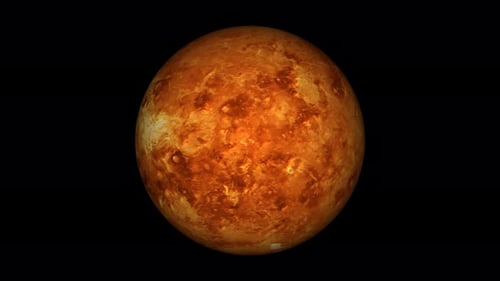 3D-realistischer Venusplanet