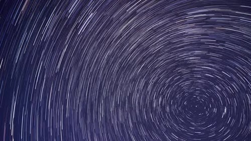 Star Trails, étoiles tournantes, FHD