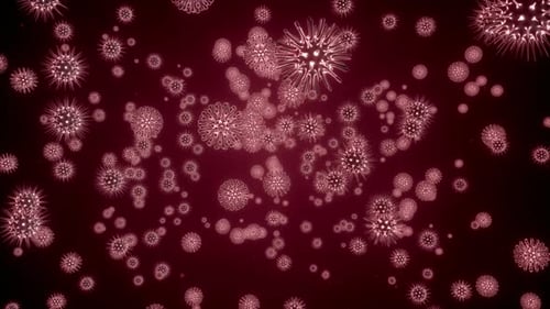 Pathogenausbruch von Bakterium und Virus