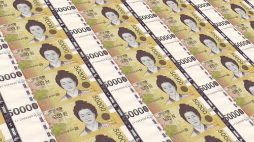 Coreia do Sul: Dinheiro/ 50000 Won sul-coreano (4K)