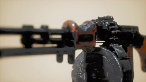 sowjetisches Maschinengewehr. Waffen der Armee der UdSSR