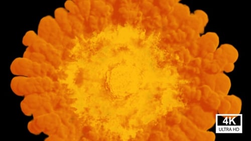 Abstract Fluid Smoke Explosion Transition with Alpha Channel