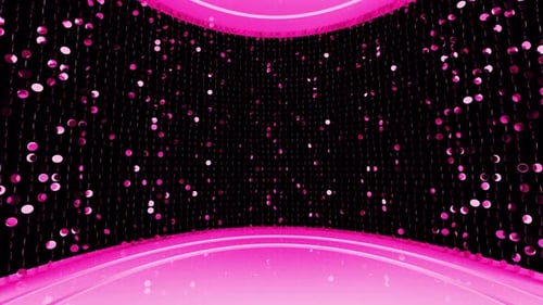 Dynamic Pink Sequin Shimmering Stage Background Animation