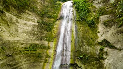 Beautiful Tropical Waterfall Philippines Cebu