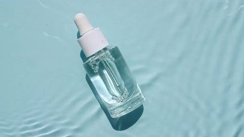 Dropper Bottle With Ripple Effect