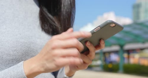 Verwenden des Smartphones im Freien