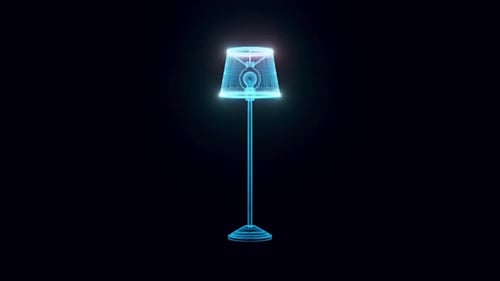 Standing Lamp Light Hologram Hd