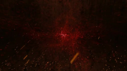 Digitally generated video of fire