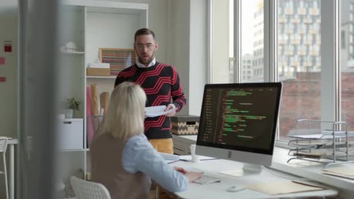Boss Talking to Employee