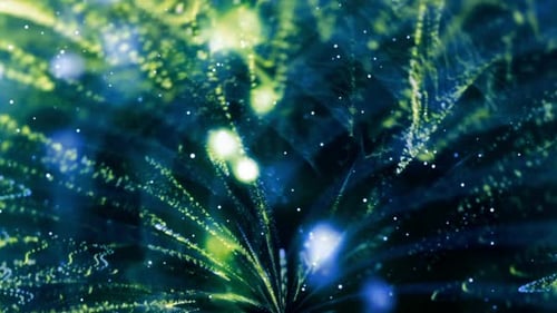 Abstract Particle Field Emitter Motion Background