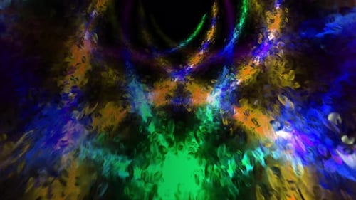 Couloir avec faisceaux lumineux croisés, boucle sans soudure