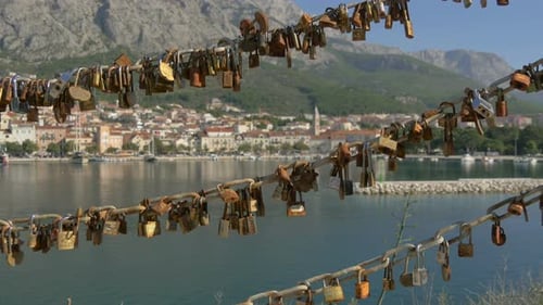 Chains with padlocks