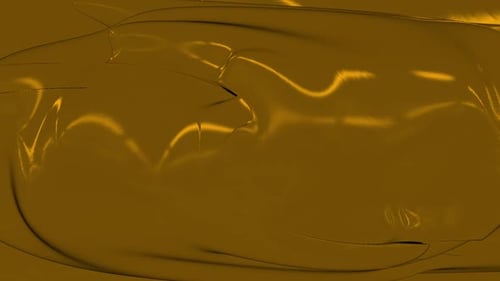 Shiny Golden Fluid Abstract Motion Background Animation