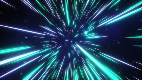 Hyperspace Jump in Outer Space
