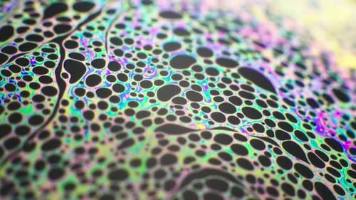 Colorful Abstract Background Fluid Rainbow Colors in Motion, Macro Shot