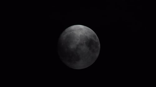 Full Moon and Clouds