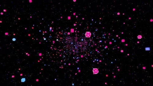 Abstract Box Space 4k