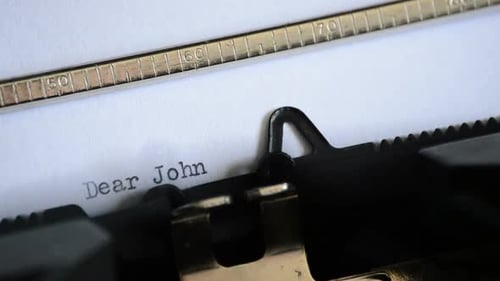Saisie de l'expression Dear John