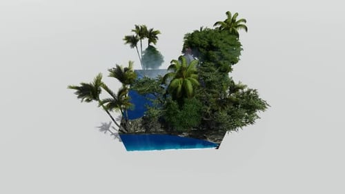 Beach isometric