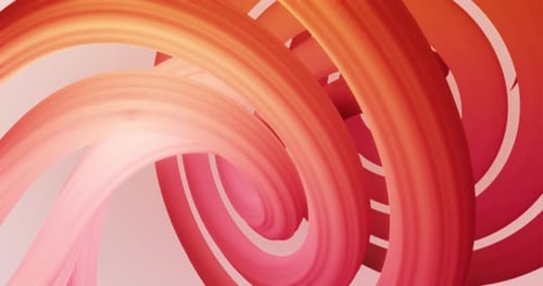 Abstract Fluid Swirl Ribbons Background Animation
