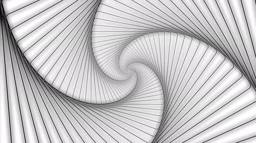 Hypnotic Optical Illusion Twisting Spiral Lines Loop Background