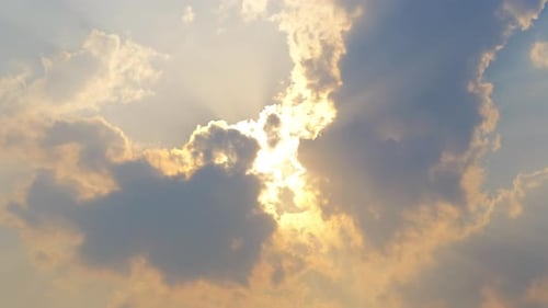 Sunrise and sunset timelapse high definition footage on golden hour.