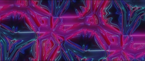 Seamless Abstract Neon Fluid Background Loop