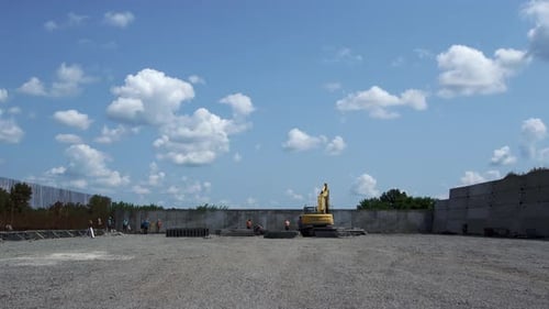 Farm Construction Process Construction Site