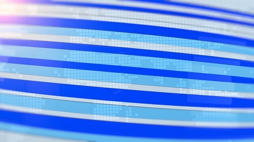 Abstract Blue Geometric Lines Dynamic Intro