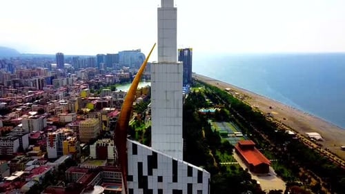 Buildings Video Footage - Drone Footage Of The Highest Building In The City