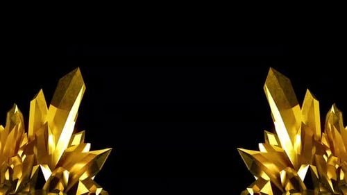 Goldene Kristalle