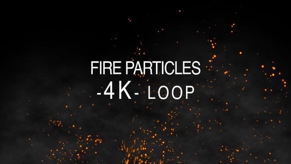 Burning Fire Sparks and Rising Smoke Particles Overlay, Backgrounds ...