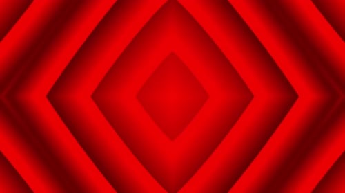 Red Color Geometric Square Background Animation